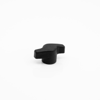 Vleugelknop ergonomisch met schroefdraad 