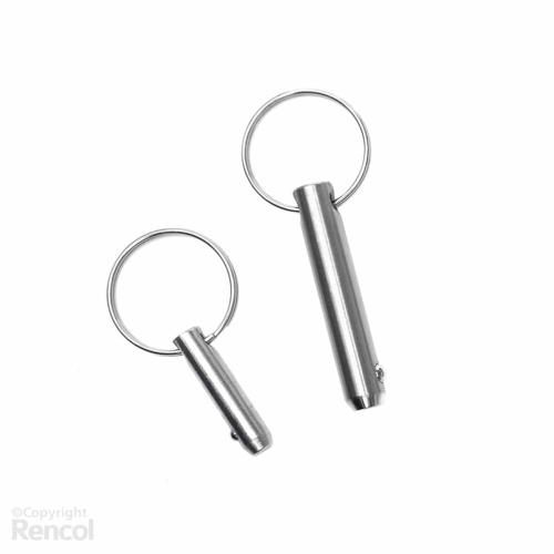 Vergrendelpen RVS met trekring