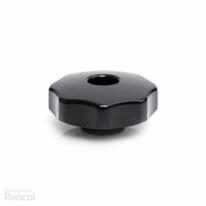 Sterknop doorlopend bakeliet met messing insert