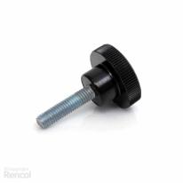 Kartelknop bakeliet met draadeind
