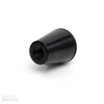 Conische knop bakeliet met schroefdraad
